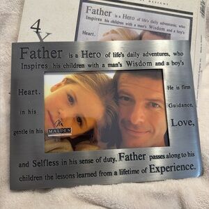Malden Silver Inspirational Father Frame